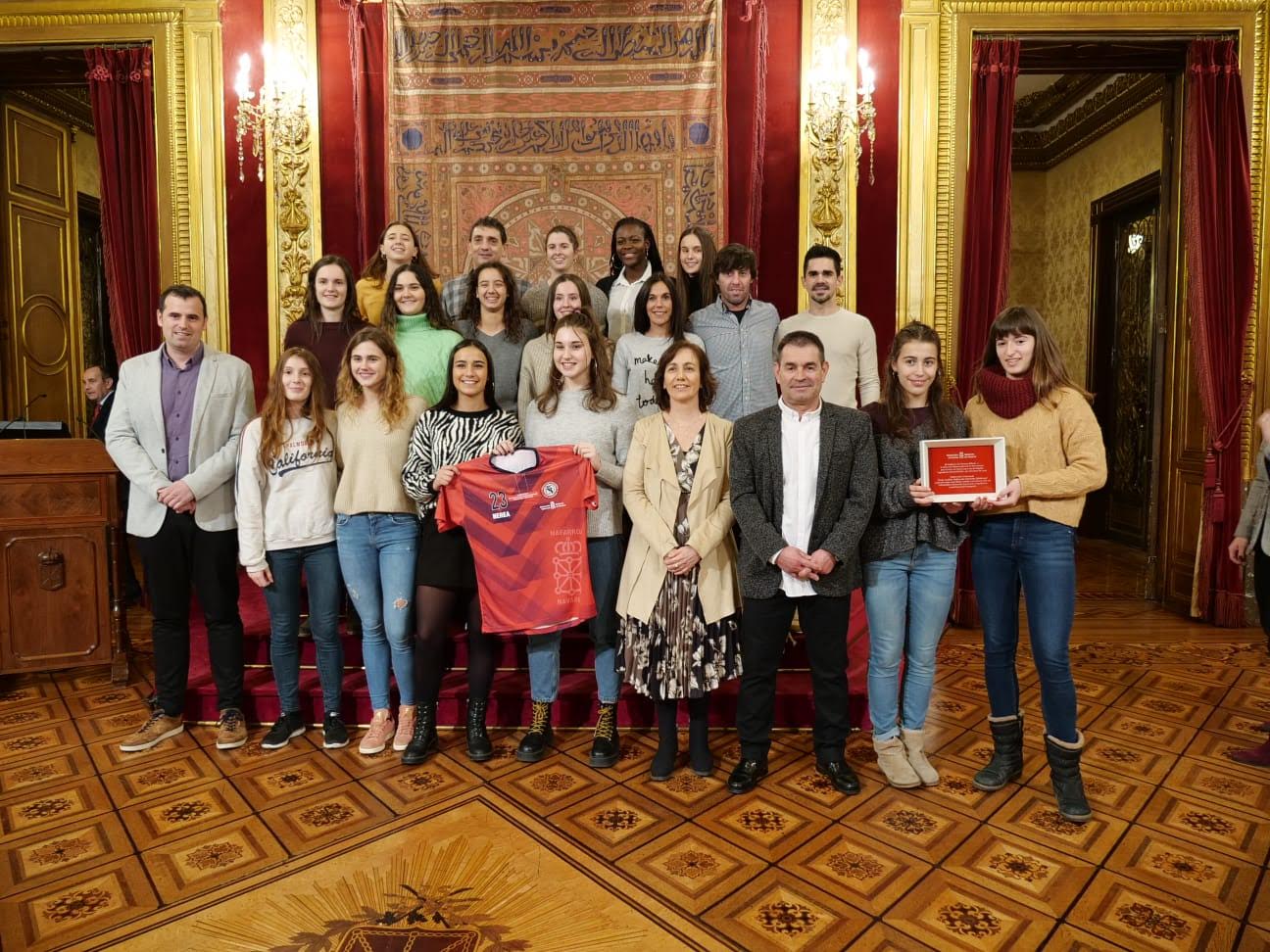 Reconocimiento campeonas navarras